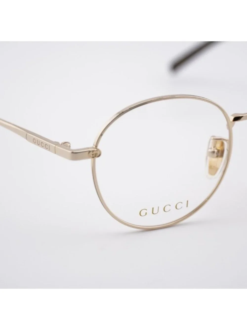 Gucci GG2004OA 002 Eyeglasses Gold 50mm Round Frame